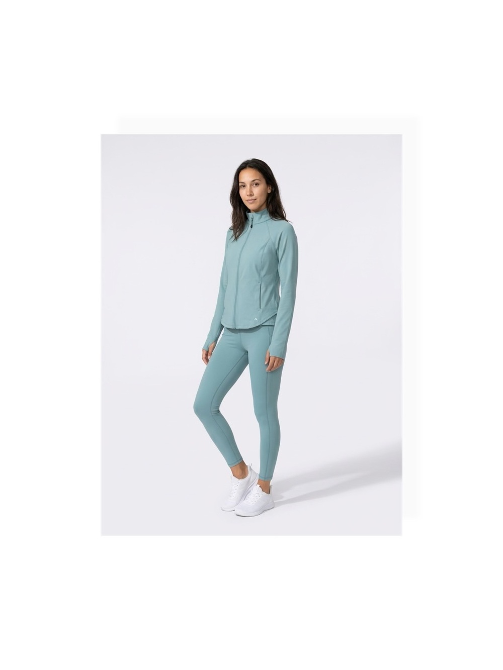 High-Rise Seafoam Green Performance Leggings